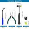Sunxeke 5Pcs Upholstery Staple Remover Tool Set Including U Tip