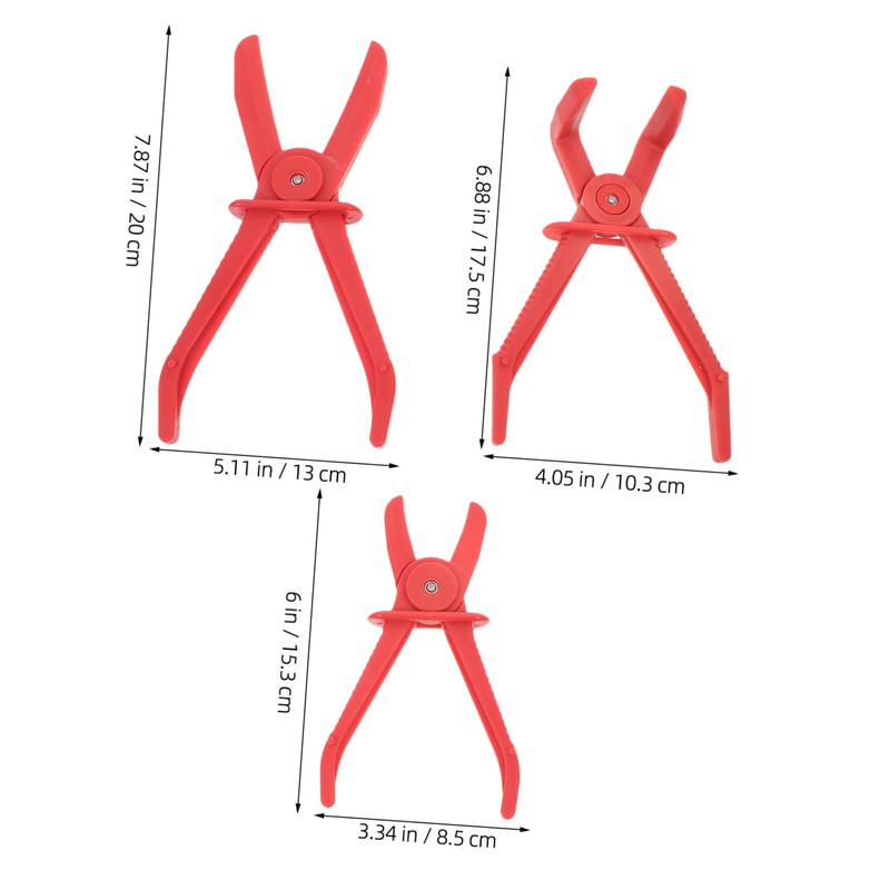Hohopeti 6pcs Hose Clamp Pliers Set Coolant Hose Clamp Tool