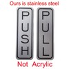 Burning desire 304 Grade Stainless Steel Premium Push/Pull Set Door