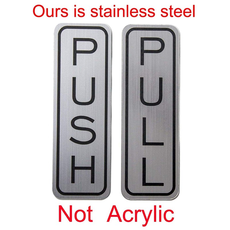 Burning desire 304 Grade Stainless Steel Premium Push/Pull Set Door