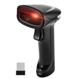 JRHC Bluetooth 1D 2D QR Barcode Reader, 3 in 1 Handheld Barcode Scanner Support Windows, Mac, Android, IOS and Linux, PC, POS System (655 USB 2.0 Wired 2D 2.4G + BT)