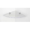 BSM Marketing SET OF 2 Wall Mounted Floating Acrylic Corner