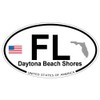 US Decal, Inc. Daytona Beach Shores, Florida Oval Sticker