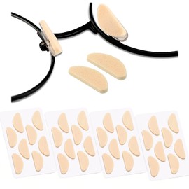 Glasses Nose Pads Adjustable Eyeglass Nose Pads Foam Nose Pads for Glasses Non Slip Eye Glasses Nose Pads for Plastic Frame (16pairs,Skin/1.5mm)