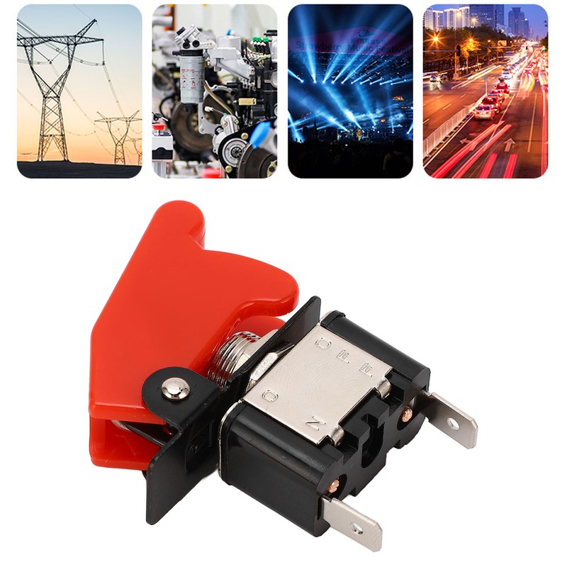 5Pcs Toggle Switch 12V DC 25A 2 Pin Waterproof Rocker