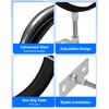 2 Pcs 6 Inch Adjustable Pipe Bracket, Heavy Duty Round