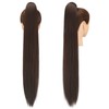 FESHFEN Ponytail Extensions with Drawstring, Long Straight Braid, Drawstring Ponytail