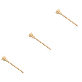 Healvian 3pcs Loofah Sponge Brush for Kitchen Cleaning Natural Material Practical Design Space-Saving Cleaning Tool for Cups and Dishes