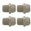 1/2" NPTF Thread to 1/2" Push Fit Connection Piece -