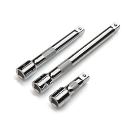 SDTOOLS Extension Bar Set 1/2 Inch Drive Socket Extension Chrome Vanadium Steel (Mixed Set (3", 5", 10"))