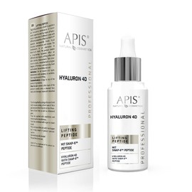 APIS Serum with 4D Hyaluronic Acid and SNAP-8 Peptide - Lifting, Wrinkle Reducing, Intensely Moisturising - for Mature and Dehydrated Skin
