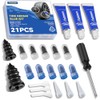 AUTOWN 21PCS Tire Repair Rubber Nail Kit for Cars &