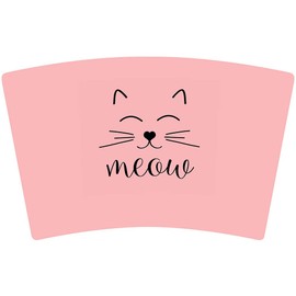 Mugzie 16 Ounce Stainless Steel Cocktail Shaker - Martini Shaker with Wetsuit Cover - Meow