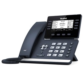 Yealink SIP-T53 IP Phone, 12 VoIP Accounts. 3.7-Inch Graphical Display. USB 2.0, Dual-Port Gigabit Ethernet, 802.3af PoE, Power Adapter Not Included (Renewed)