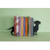Balvi Bookend Teckel Colour black Dog shaped Support for books