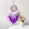 Donko Dream Catcher, Purple Dream Catchers for Girls, Crystals Stone