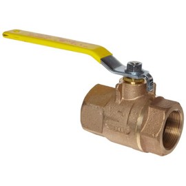 Apollo 70-140 Series Bronze Ball Valve with Stainless Steel 316 Ball and Stem, Two Piece, Inline, 250# Steam Trim, 1-1/4" NPT Female