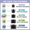 KOOC Slow Cooker Liners 8"x11" 30 Count Mini Size Disposable
