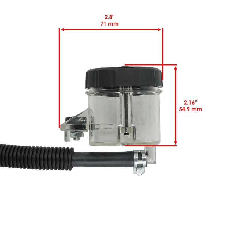 Caltric Brake Fluid Reservoir Cup For Can-Am Outlander 400 4X4EFI