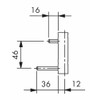 Siegenia Si Corner Bearing Repair Corner Bearing Titanium (White)