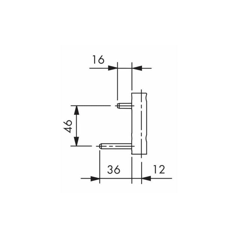 Siegenia Si Corner Bearing Repair Corner Bearing Titanium (White)