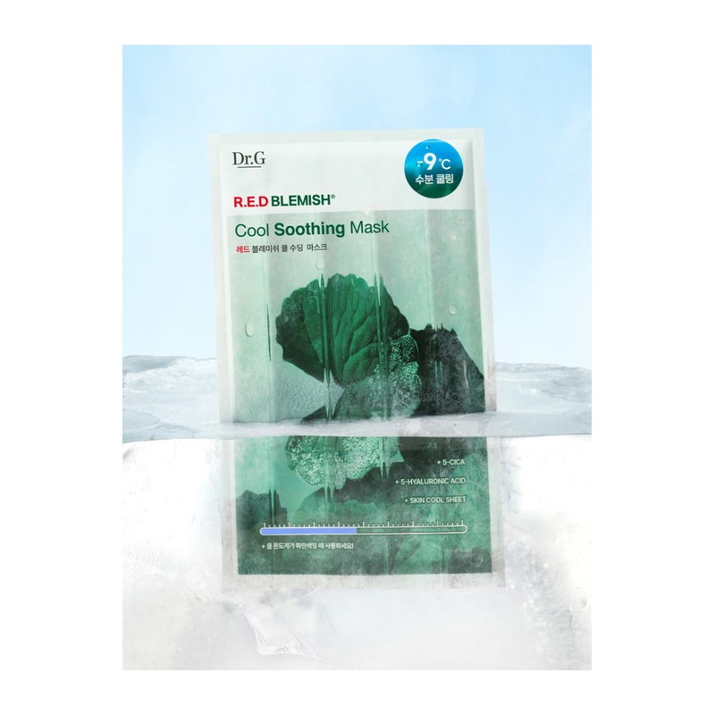 Dr.G Red Blemish Cool Soothing Mask 10 sheets / 레드