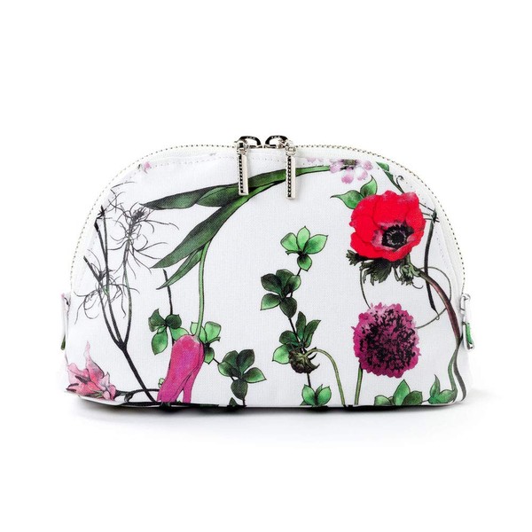 Botanical Innocence W1000800 Round Pouch (Small), Botanical Pattern, Floral Pattern,