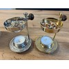 Bitto Weihrauchbrenner Oman golden Messing verstellbar, H 10 cm, Ø