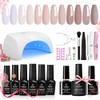Beetles Gel Nail Polish Kit with Led Light Base Gel