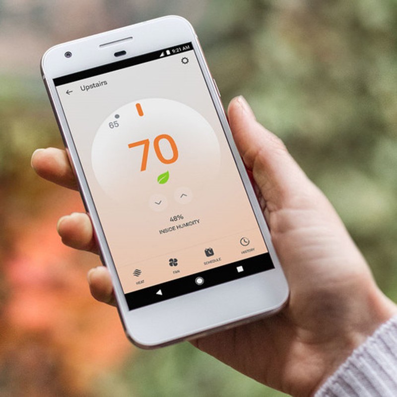 Home Thermostat - T4000ES Learning Thermostat E - White