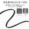 エレコム ステレオイヤホン インナーイヤー型 からまり防止フラットコードY型 14.8mmドライバ 1.2m ブラック EHP-I3510BK
