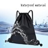 Drawstring Backpack， Gym Backpack ， Basketball Bag Water Resistant Zip