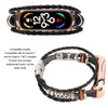 Leather Strap for Xiaomi 7 NFC Bracelet Metal Buckle Ethnic