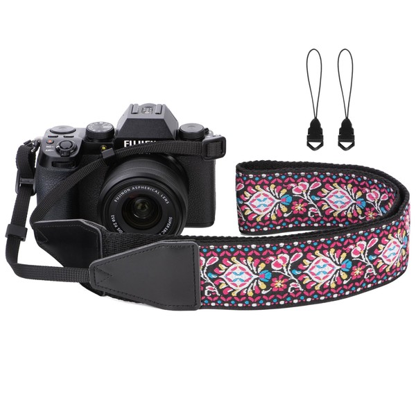 Dulphee Camera Strap, Jacquard Weave 2" Shoulder Neck Straps for