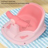 Infant Bath Seat with Backrest Strong Suction Cup Ergonomic Anti