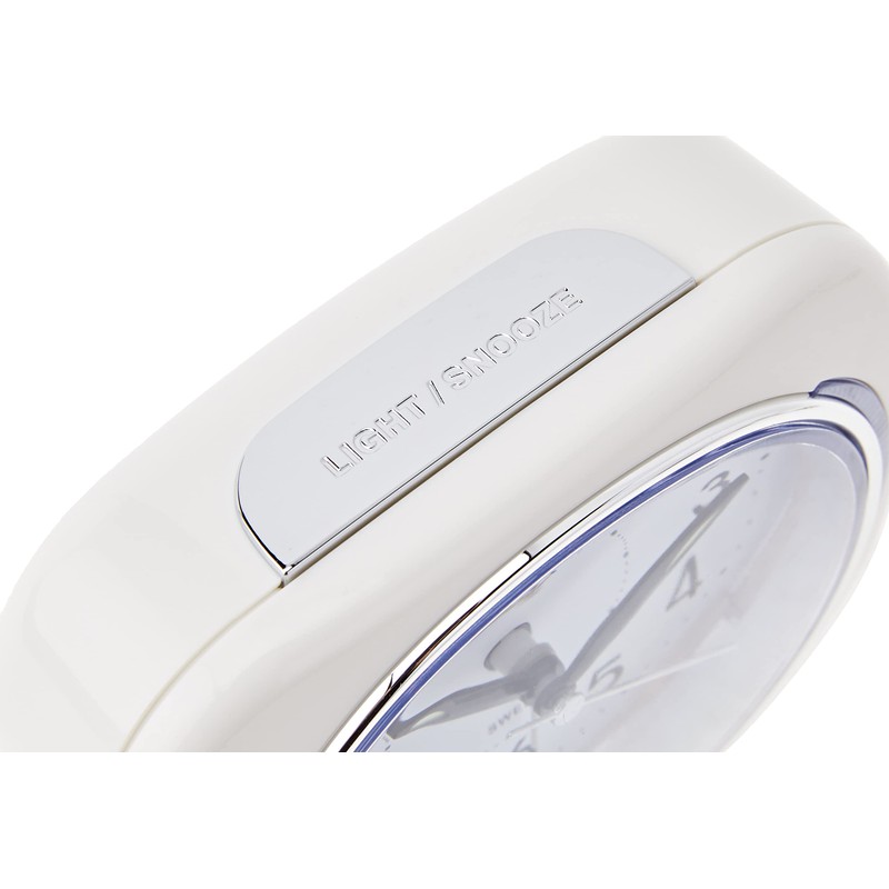 Trevi Retro Bedside/Travel Alarm Clock with LED Backlight and Silent