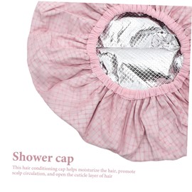 WOONEKY 2Pcs Shower Caps for Stylish Printed Hair Covers Elastic Design Bath Caps for Long Hair Comfortable Reusable for Bathing