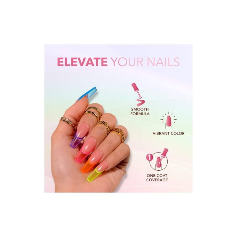 KIARA SKY- Esmalte en gel Soak Off Jelly Tint de
