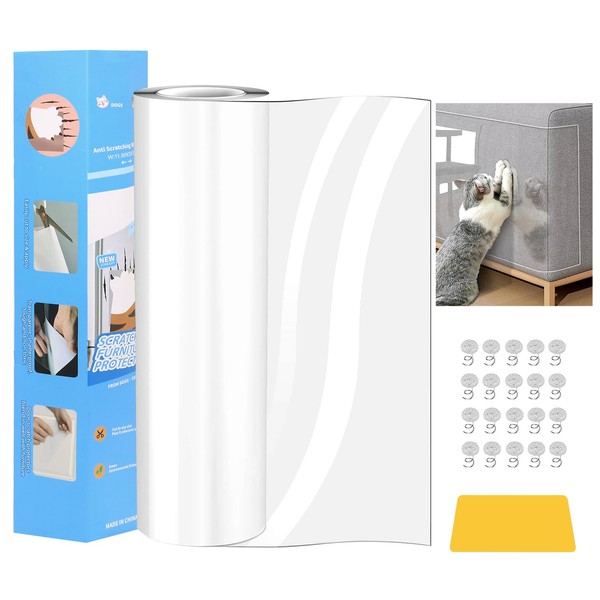 Anti Cat Scratch Protector, 11.8" x 118" Furniture Protectors from