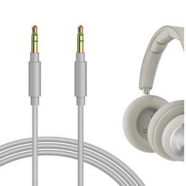Geekria Audio Cable Compatible with Bang & Olufsen HX, H95, Portal, H9 3rd Gen, H9i, H8i, H9, H8, H7, H6, H4, H2 Headphones Cable, 1/8" (3.5mm) to 3.5mm Replacement Stereo Cord (4 ft/1.2 m)