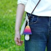 Eghver Small Lipstick Pouch for Purse Lip Balm Lanyard Chapstick