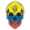 Zirni Skull Flag Ecuador Sticker Decal Design