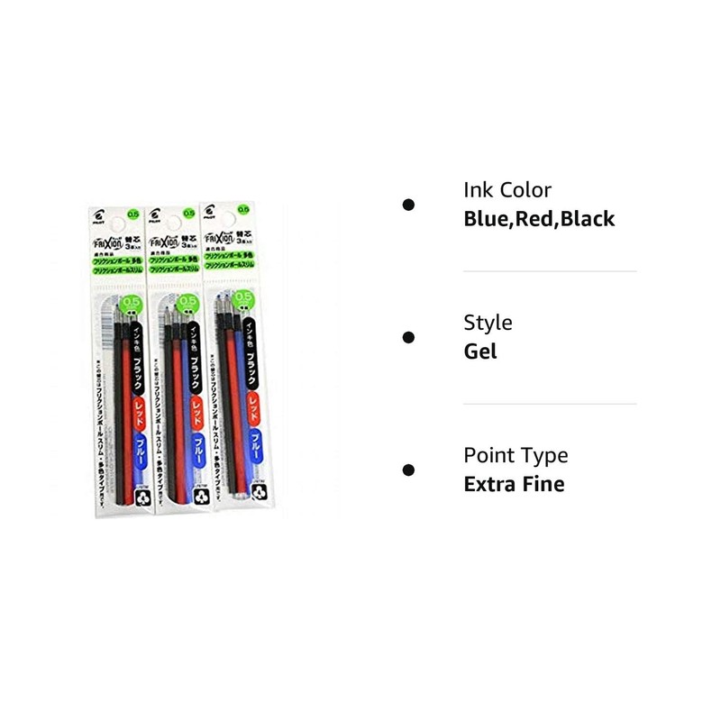 Pilot Gel Ink Refills for FriXion Ball 4 Gel Ink