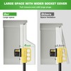RV Electrical Panel with Breaker, Temporary Power RV Outlet Box