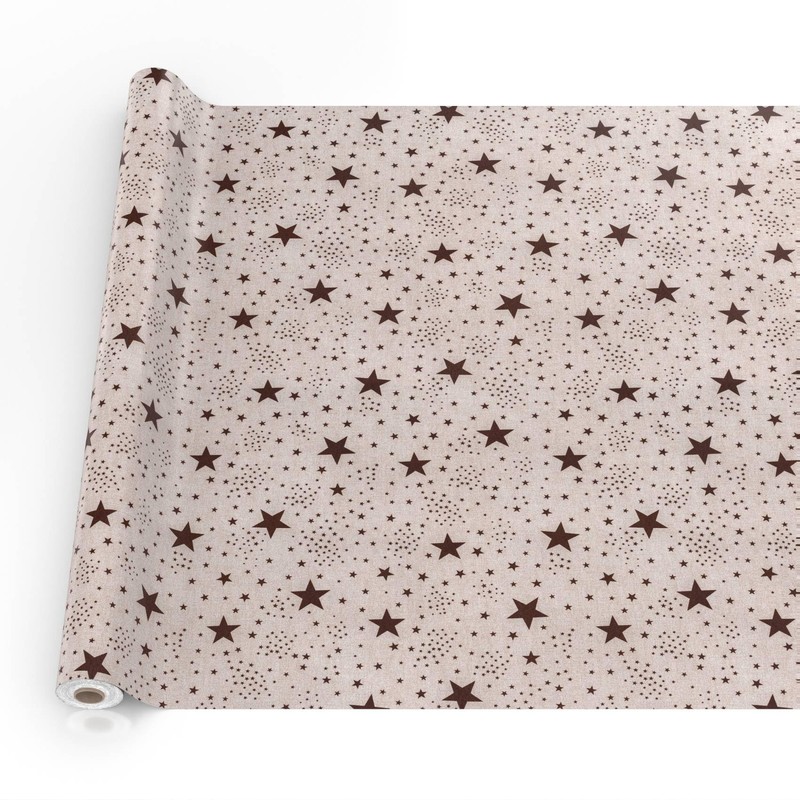 Fabric Tablecloth Washable Table Linen Tablecloth Cotton Polyester Stars Round