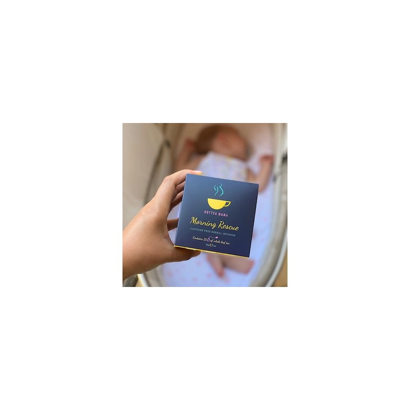 HotTea Mama Morning Rescue Herbal Tea 15 Tea Bags