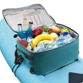 TVWVT Paddle Board Cooler, Waterproof Surf SUP Deck Bag, Kayak Cooler Paddle Board Accessories for Kayaking, Beach, Camping - Blue