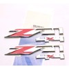 Yoaoo 2Pack OEM Chrome Red Z71 4x4 Emblems Badges Compatible