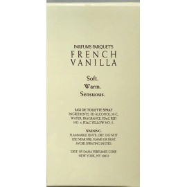 Dana 2 bottles French Vanilla by Dana  Eau de Toilete Spray 1.5 FL OZ / 45 ML