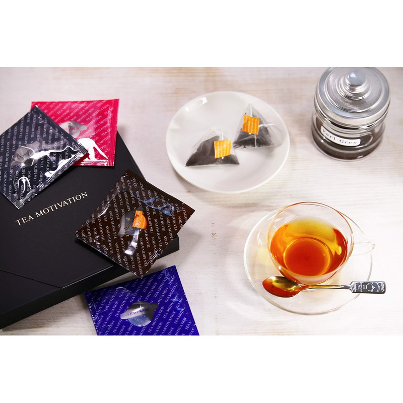 TEA MOTIVATION Tea Gift, Tea Gift, Tea Bags, 4 Types,